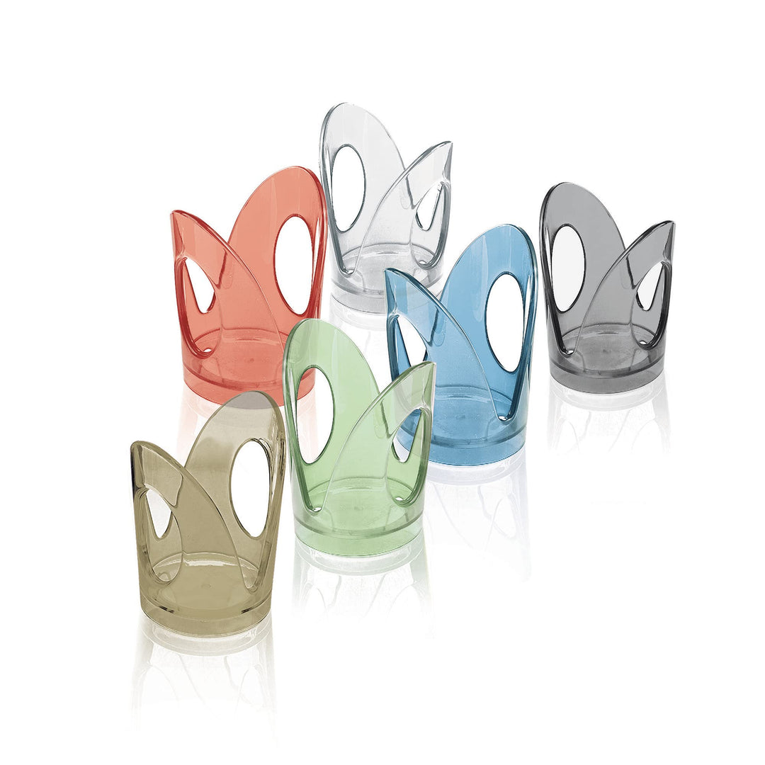Guzzini - Feeling, Set 6 Glasuntersetzer - 13 x 7 x h17 cm - 23020152 Modern, Modern