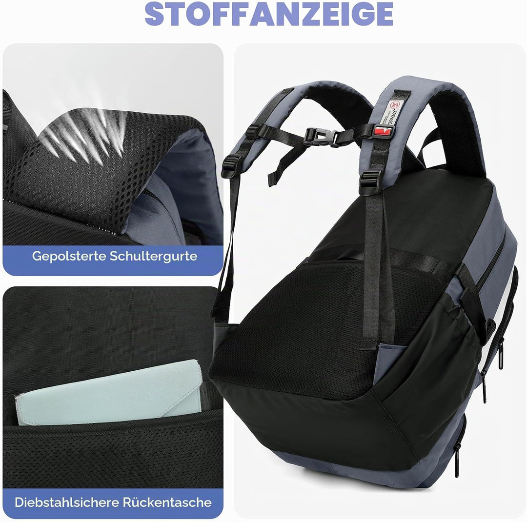 Amythe Schulrucksack Jungen Teenager, Gross Rucksack Schule Gymnasium Oberstufe, Schulranzen Robust