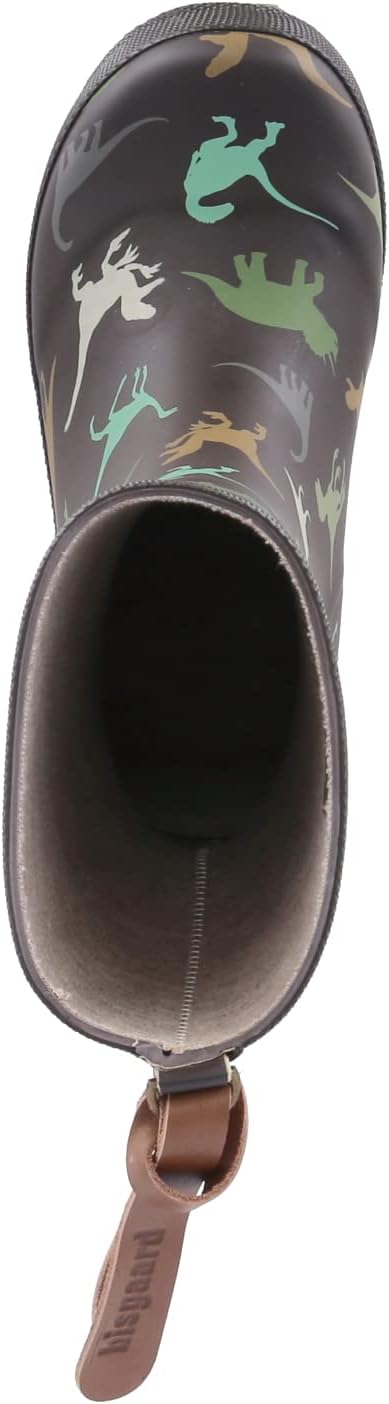Bisgaard Unisex Kinder Bisgaard Basic RubberGummistiefel 22 EU Brown Dino, 22 EU Brown Dino