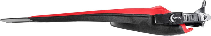 Cressi Geräteflossen Tauchen Frog Made in Italy Verstellbare Flossen M/L Schwarz/Rot, M/L Schwarz/Ro