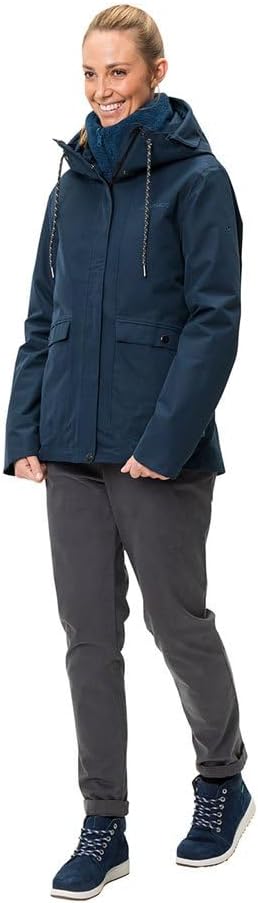 VAUDE Jacken Men's Moab Rain Jacket 40 Dark Sea, 40 Dark Sea