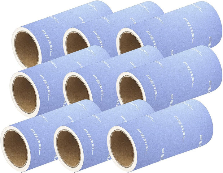 PEARL Klebe Fusselrolle: 3x 10er-Set: Fusselrolle mit Griff und 9 Ersatz-Rollen, 600 Blatt (Kleberol