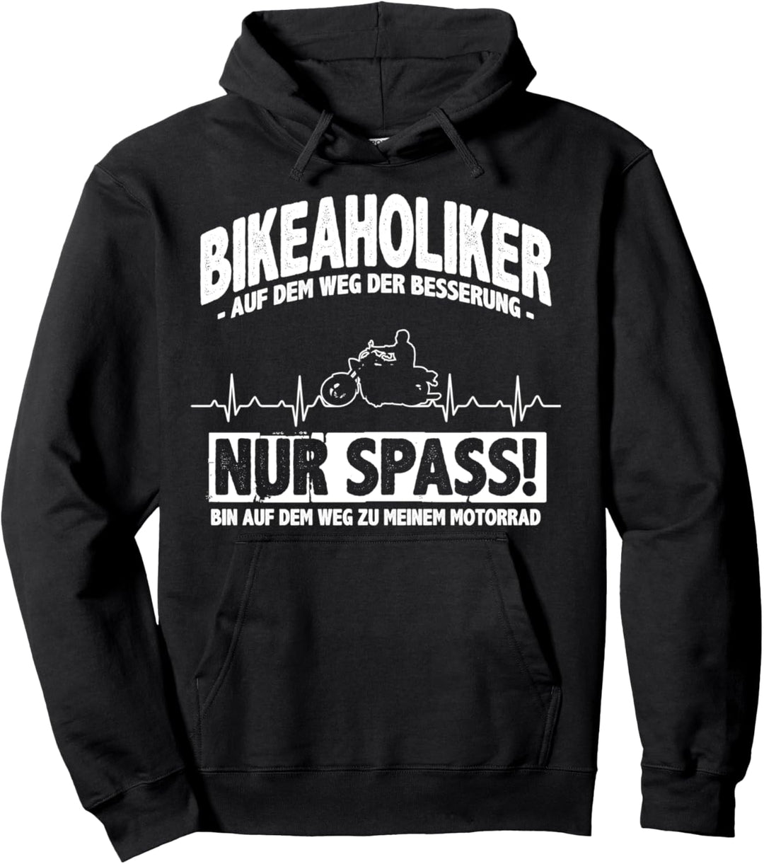 Bikeaholiker? Ich? - Motorrad Motorradfahrer Pullover Hoodie