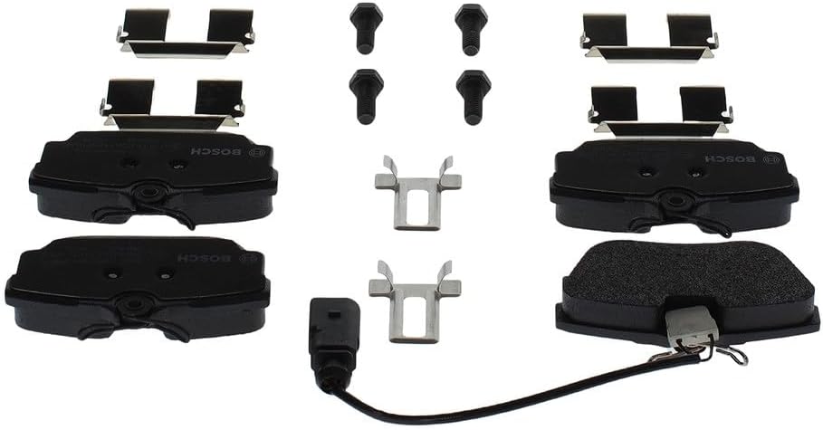Bosch BP457 Bremsbeläge - Hinterachse - ECE-R90 Zertifizierung - vier Bremsbeläge pro Set