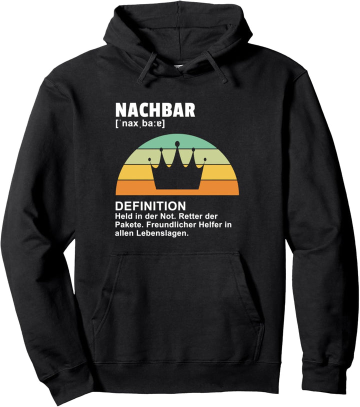 Bester Nachbar Dankeschön Pullover Hoodie