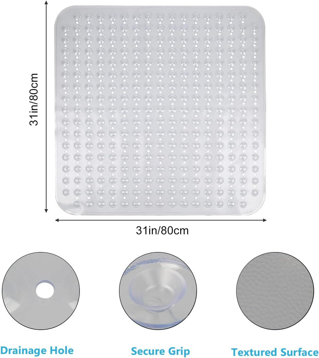Duschmatte rutschfest Antirutschmatte Dusche: 80 x 80 cm Duscheinlage Duschwanneneinlage Rutschmatte