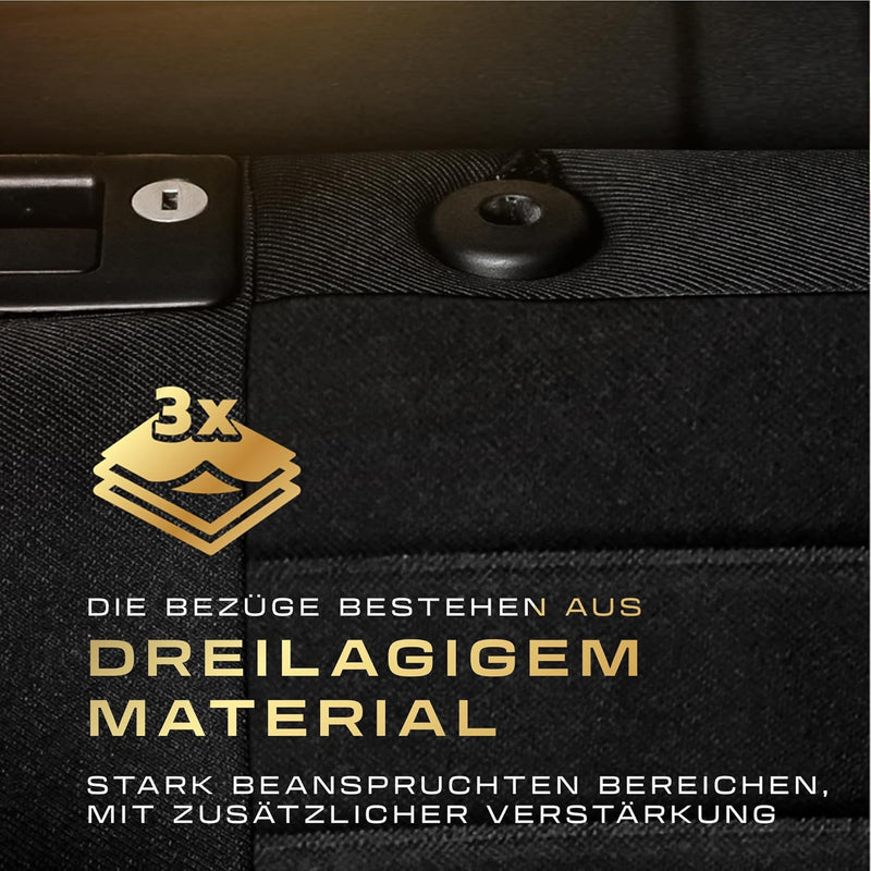 M MOTOS Personalisierte sitzbezüge Auto für Renault Master II 1997-2010 Perfekt angepasste Auto sitz