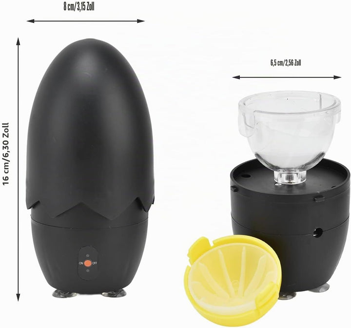 Elektrischer Egg Scrambler, Golden Egg Shaker Schneebesen Egg Spinner Egg Dotter Mixer Golden Egg Ma