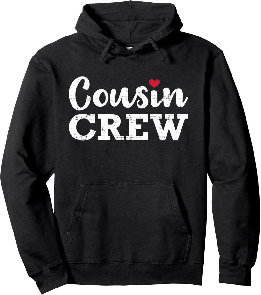 Cousine Crew Herz Pullover Hoodie