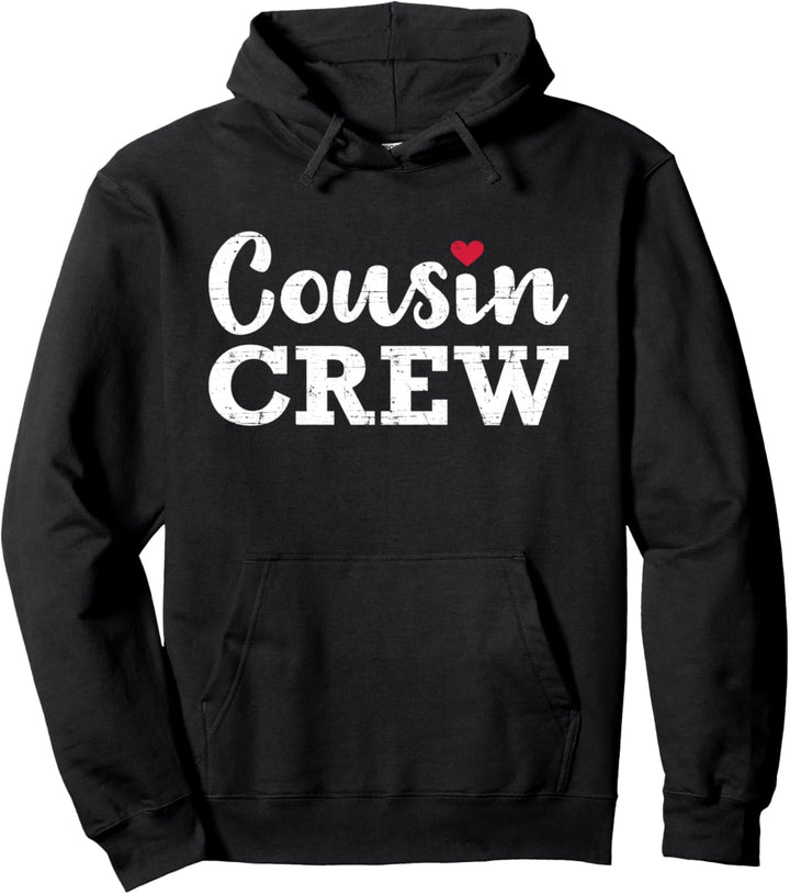 Cousine Crew Herz Pullover Hoodie