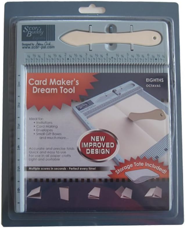 Scor-Buddy Eighths Mini Scoring Board 9"x7.5"-Imperial Mehrfarbig/Meereswellen (Ocean Tides), Mehrfa