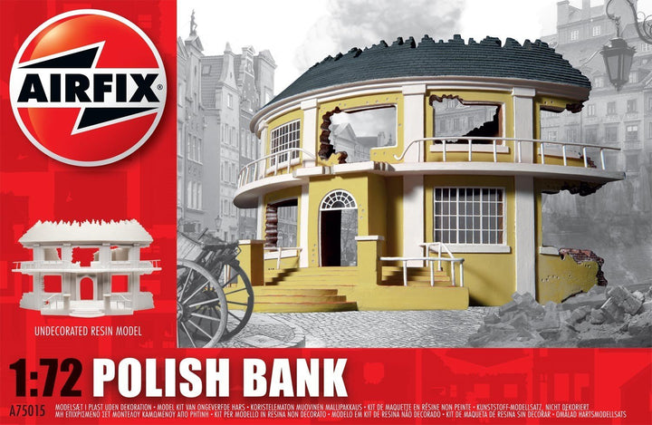 Airfix A75015 1/72 Polnisches Bankgebäude Nazi Germany Modellbausatz, Mehrfarbig, 1: 72 Scale