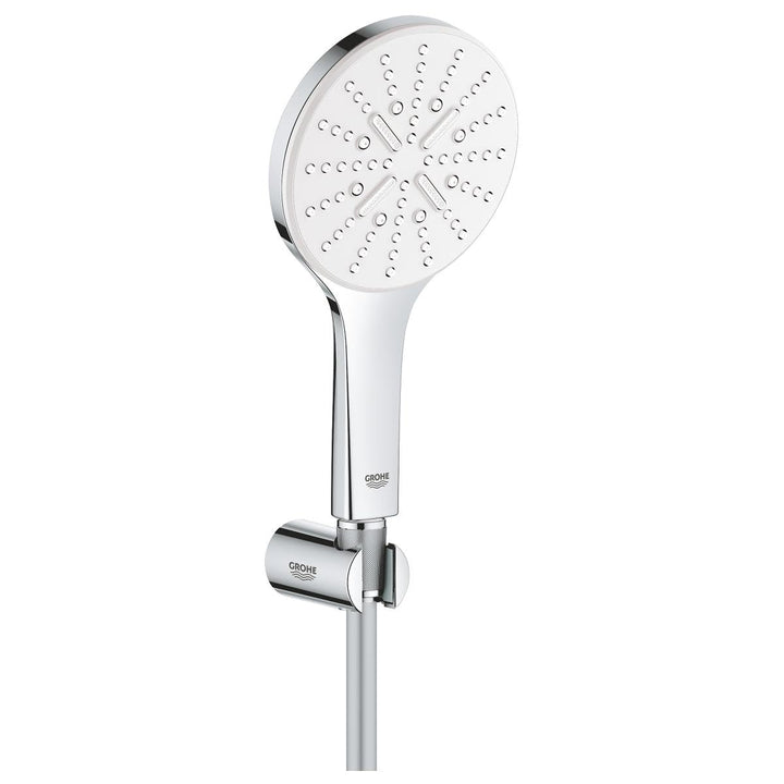 GROHE wassersparende Handbrause Duschkopf Set inkl. Wandhalter und Schlauch, Rainshower 130 SmartAct