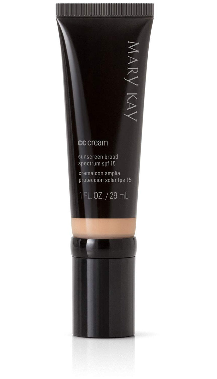 MARY KAY CC CREAM SUNSCREEN BROAD SPECTRUM SPF 15 1 FL. OZ.LIGHT TO MEDIUM