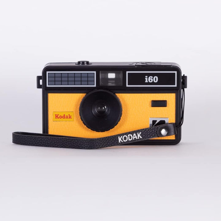 Kodak i60 Wiederverwendbare 35-mm-Filmkamera – Retro-Stil, fokussierfrei, integrierter Blitz, Drücke