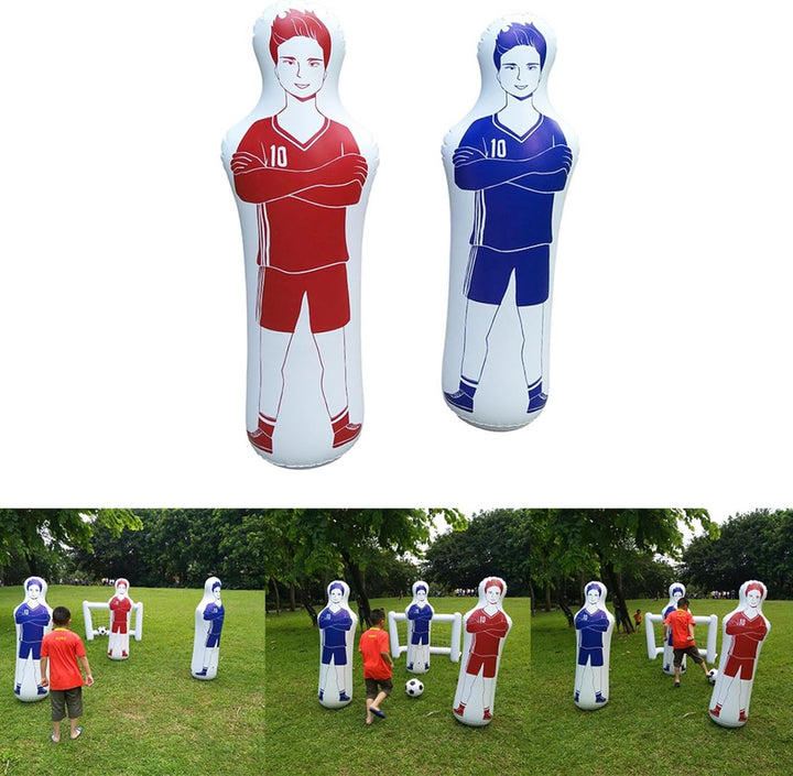 Aufblasbare Fussball-Trainings-Dum-my, aufblasbarer Fussball-Dum-my Torwart, Luftpuppe, Kick-Defende