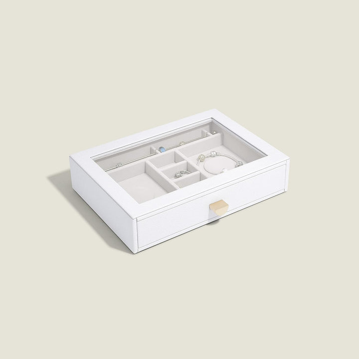 Stackers Pebble White Classic Charm Display Drawer, White