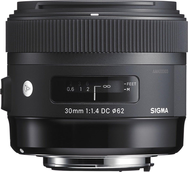 Sigma 30mm F1,4 DC HSM Art Objektiv für Nikon F Objektivbajonett für Nikon Single, für Nikon Single
