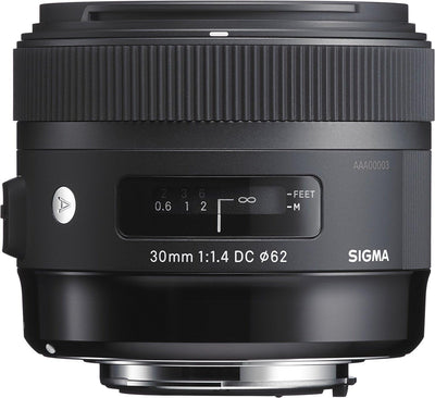 Sigma 30mm F1,4 DC HSM Art Objektiv für Nikon F Objektivbajonett für Nikon Single, für Nikon Single