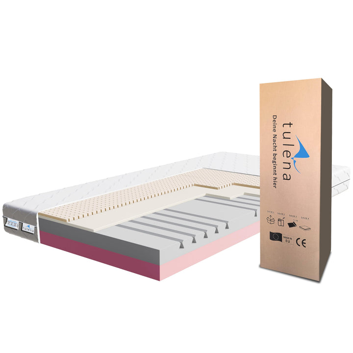 TULENA NOX Matratze 80x200 Komfortschaum weich H1 + H2 Comfort Plus 18 cm | 30 Nächte Probeschlafen