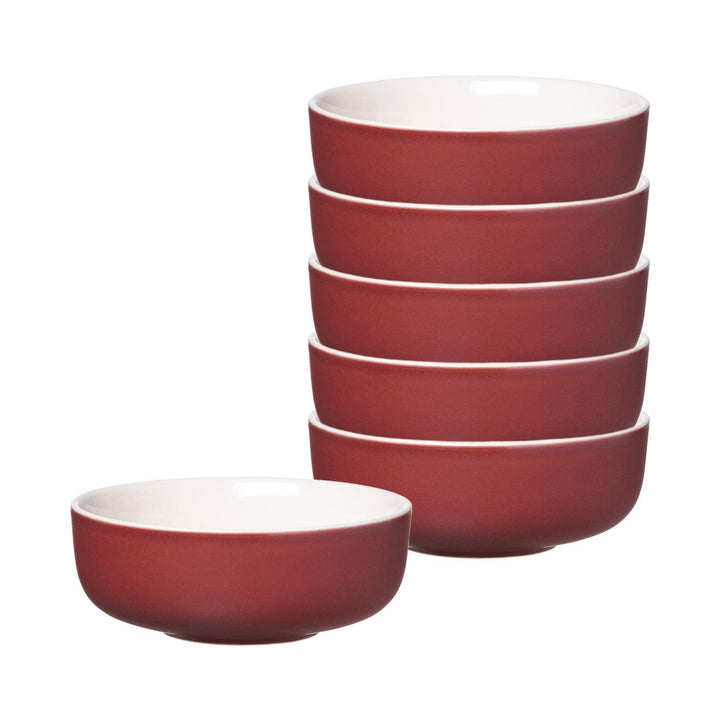 Ritzenhoff &amp; Breker Müslischalen Jasper, Beere, 6er Set, ø 14 cm, 500 ml, Steinzeug, Schalen mit Sof