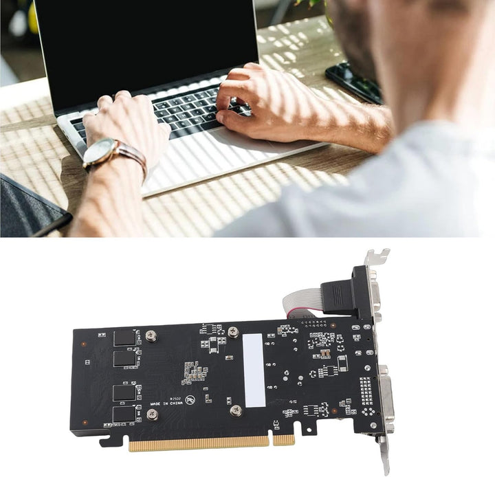 Tonysa Gaming Grafikkarte PCI Express2.0, 1 GB 64 Bit DDR3 Grafikkarte, mit HD Multimedia Schnittste