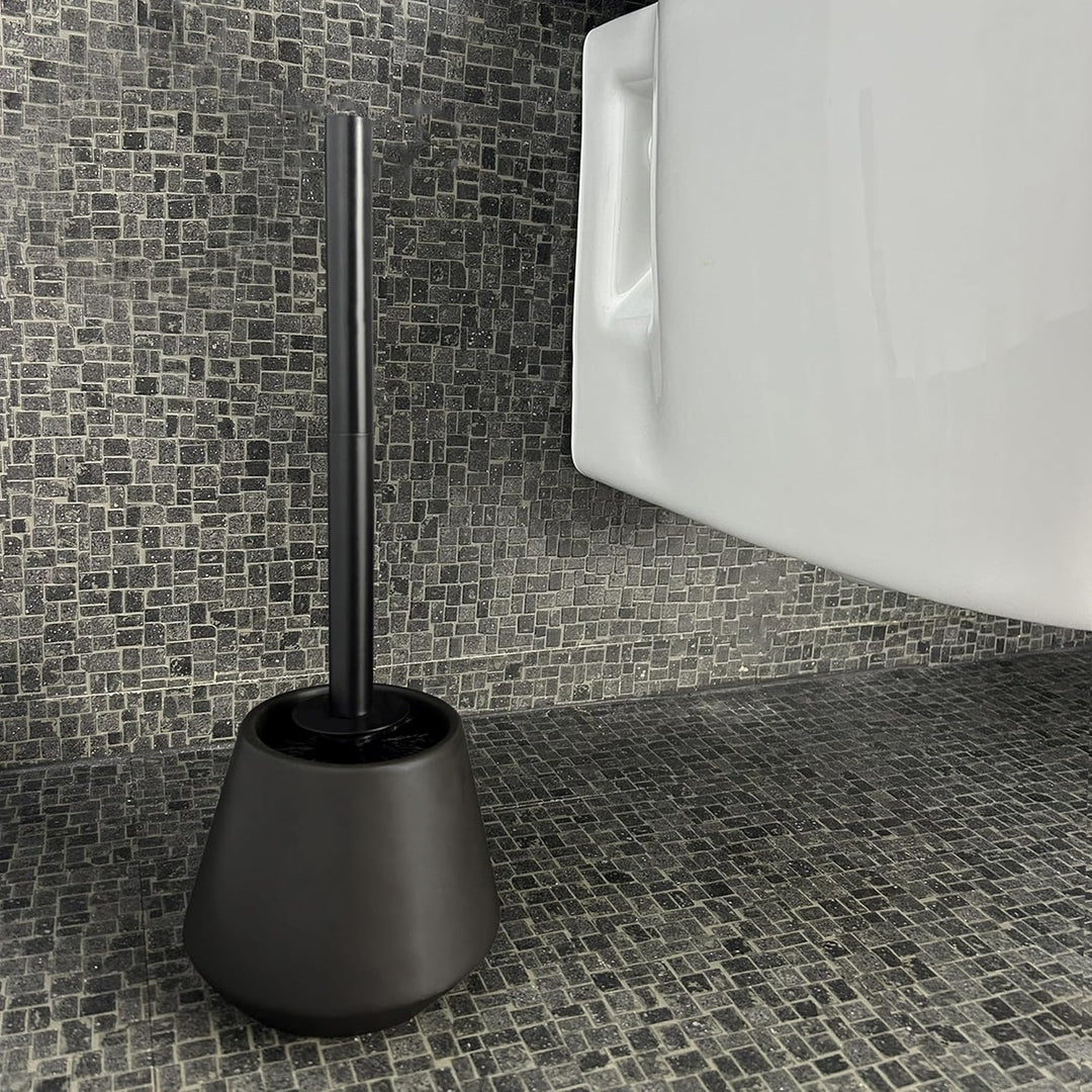 Spirella - WC-Bürste Joshua, aus Steinzeug 13,5 x 38,5 cm, ermöglicht eine effektive Reinigung, mode