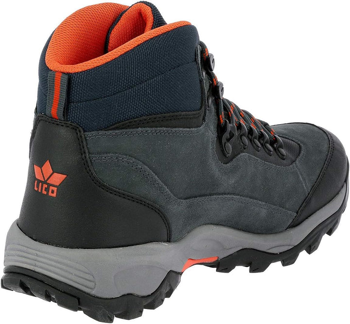 Lico Herren Milan Trekking- & Wanderstiefel, Anthrazit Orange