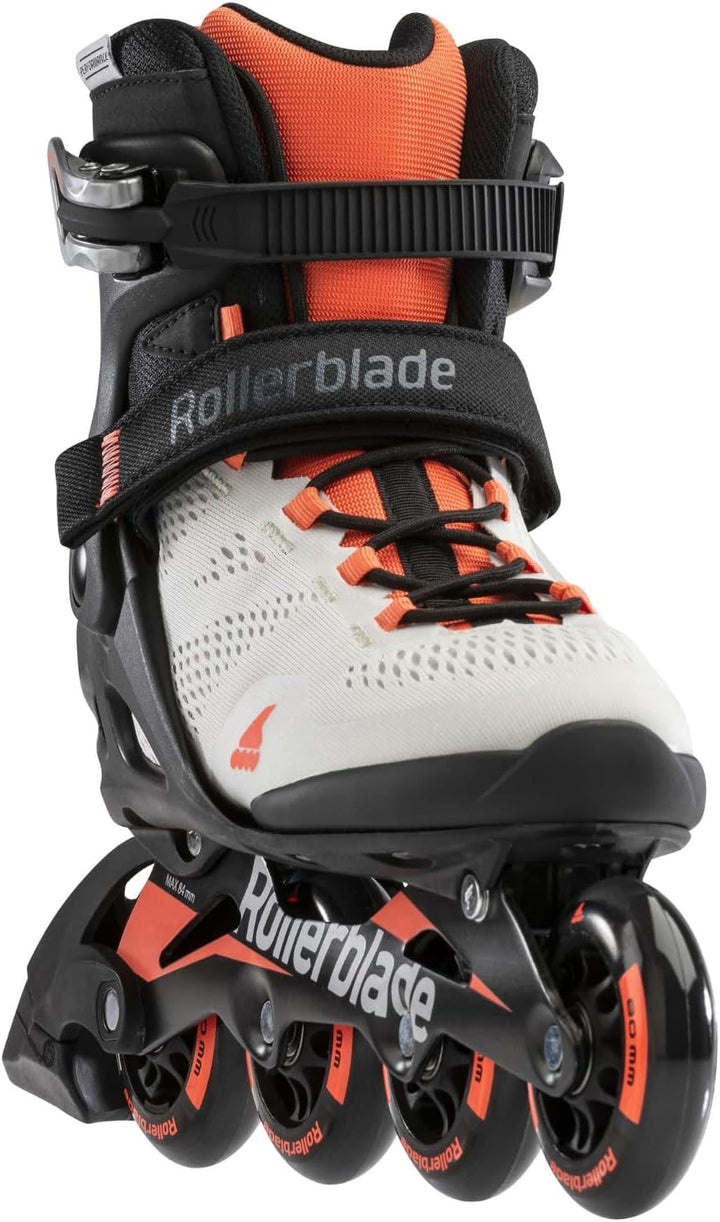 Rollerblade Damen Macroblade 80 230 Glacier Grey/Coral, 230 Glacier Grey/Coral