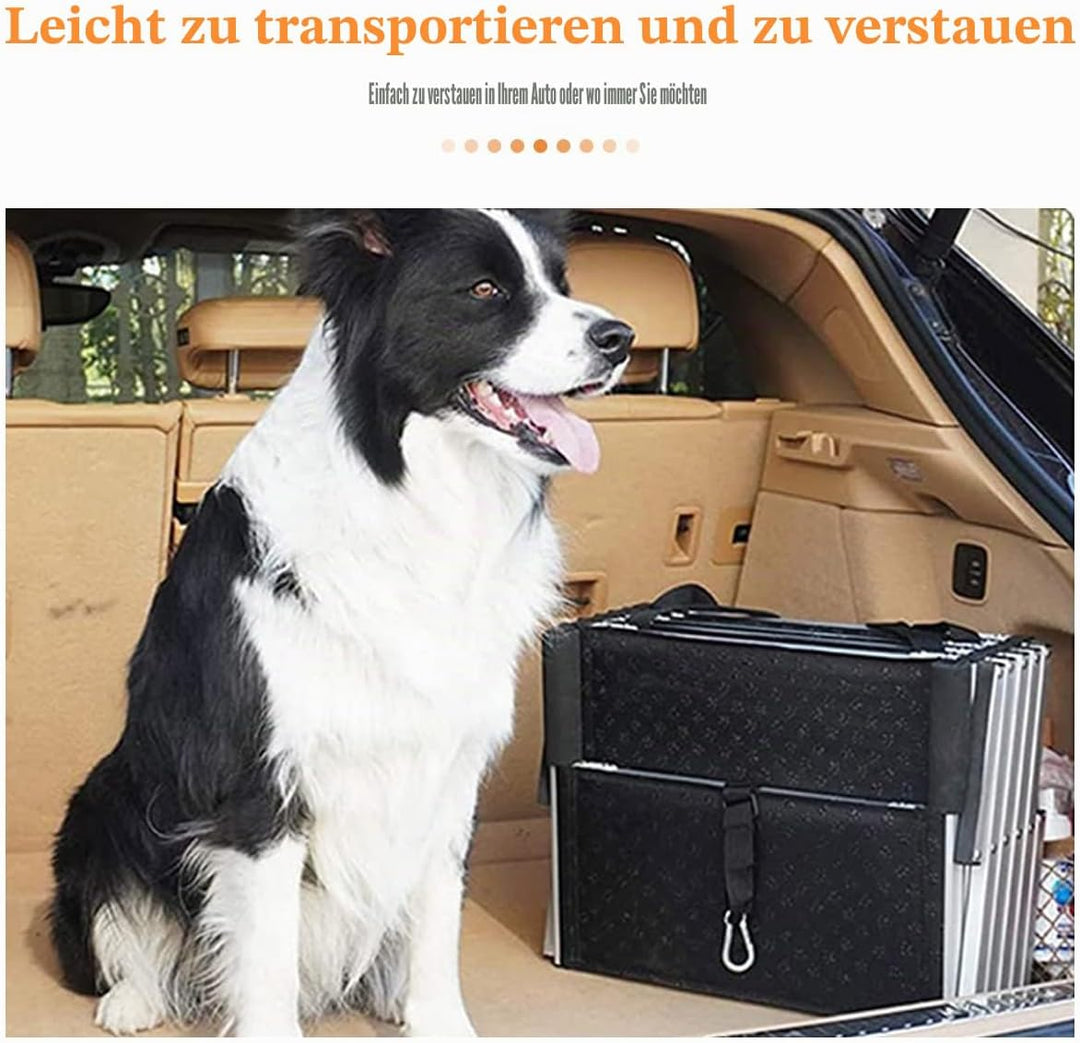 hundetreppe grosse Hunde - Hundetreppe Auto 4 Stufen - Klappbare Aluminium Hundetreppe Ultra-Leicht