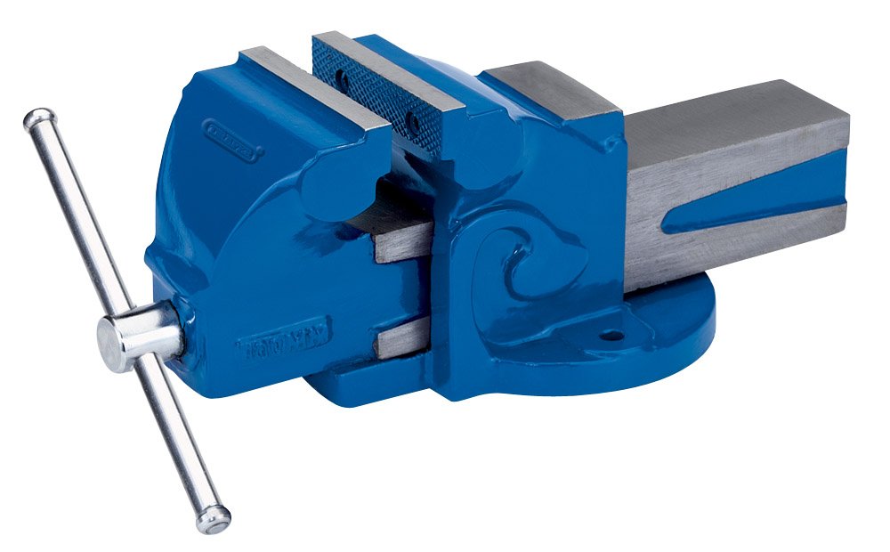 Draper 45230 Schraubstock 100 mm 100 mm Blau, 100 mm Blau