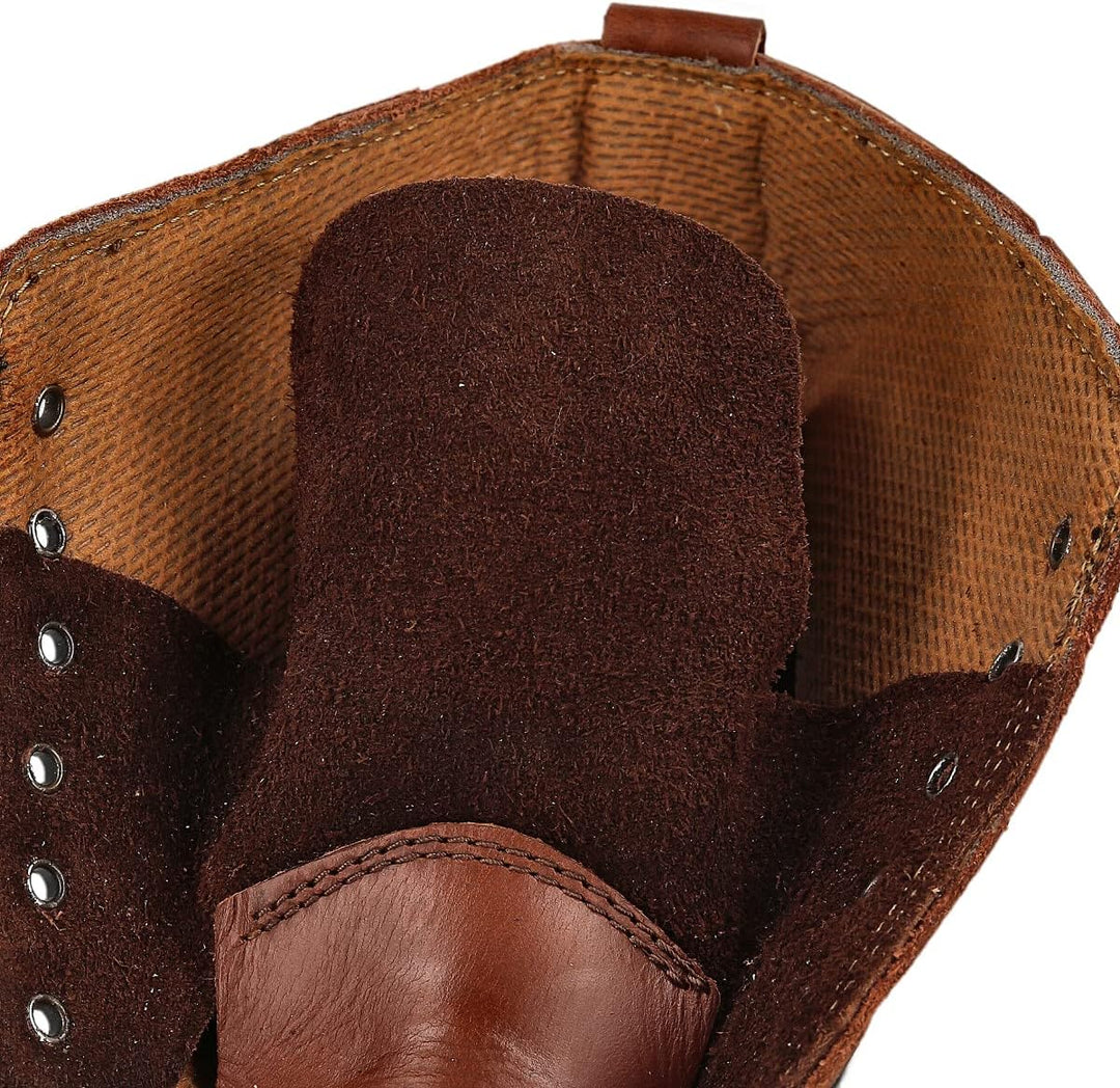 PAYMA - Rustikale Chukka Leder Stiefel für Herren. Safari Boot Schuhe Casual Work Outdoor und Garte