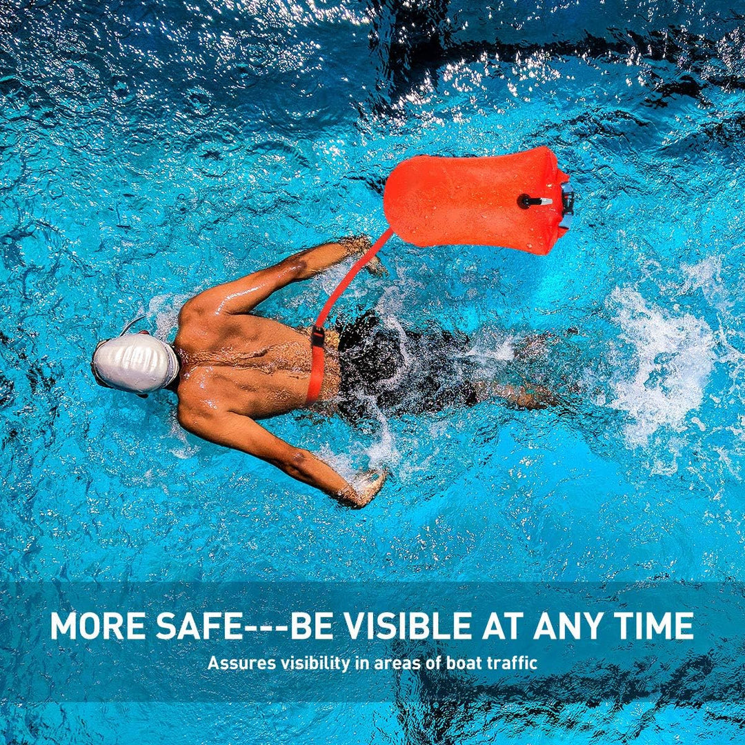 VORCOOL Open Water Swim Boje Ultraleicht Sicherheits Schwimmer Schwimmsack für Schwimmer Triathleten