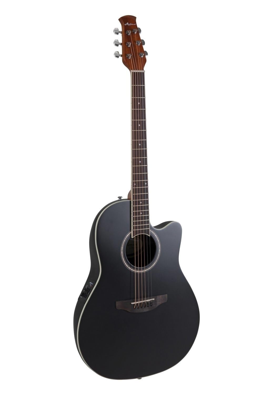 Applause E Akustikgitarre traditional AB28-5S Super Shallow Cutaway black satin AB28-5S black satin,