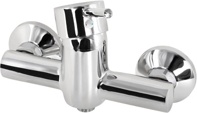 'aquaSu® Einhandmischer Lea für Brause | Chrom | Wasserhahn | Einhebelmischer, Brause