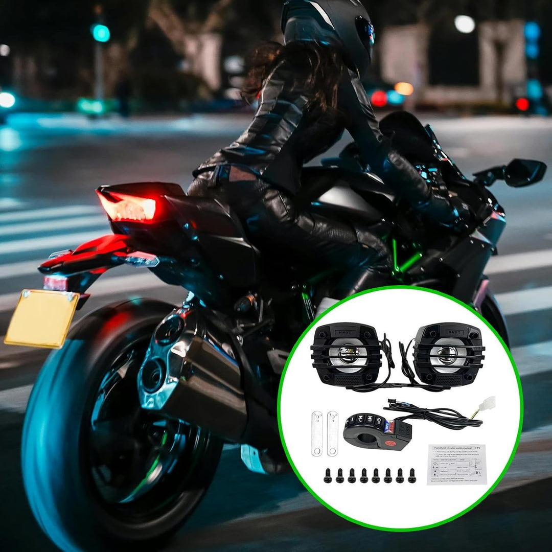 Motorrad-Lautsprecher, Motorrad-Audio-Soundsystem, Radio-Verstärker, Audio-Verstärker-System, HiFi-S