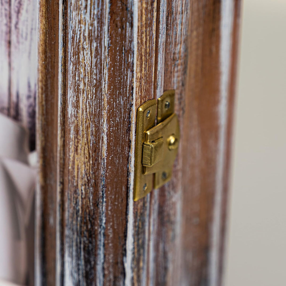 Schlüsselkasten aus Holz Hängeschrank mit Schlüsselbrett Wandorganizer für Schlüsselaufbewahrung Sch