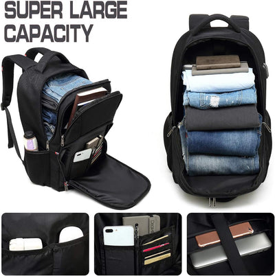 Della Gao Laptop Rucksack Herren, Arbeit Business Rucksack Wasserdicht Rucksack Schule Tasche Damen