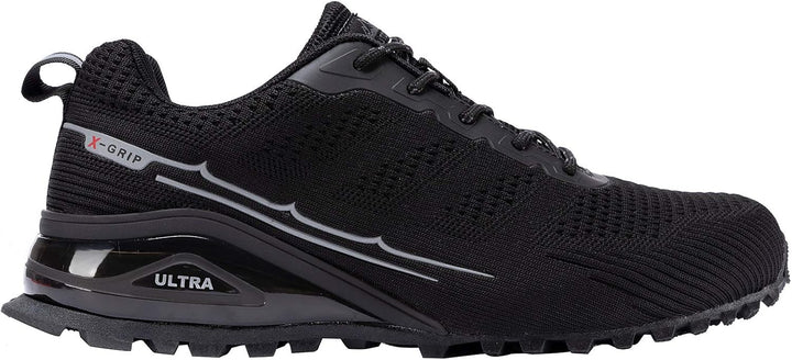 Kricely Traillaufschuhe Herren Leicht Atmungsaktiv Wanderstiefel rutschfest Laufschuhe Outdoor Fitne