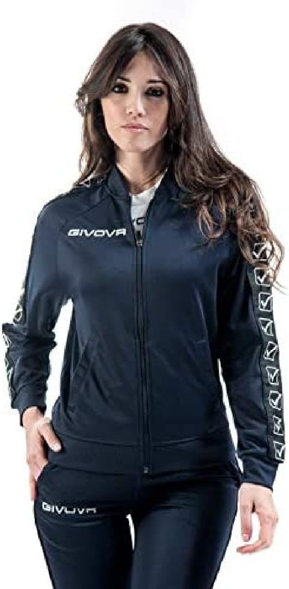 Givova Herren Giacca College Band Weste XXS Blau, XXS Blau