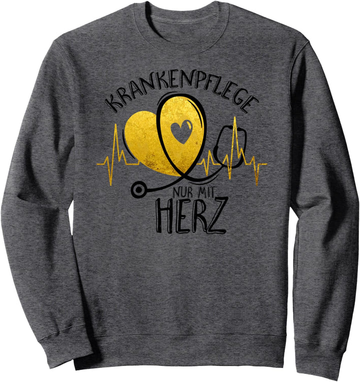 Heart Curve Stethoscope - Krankenpflege 3 Fan Fun Sweatshirt