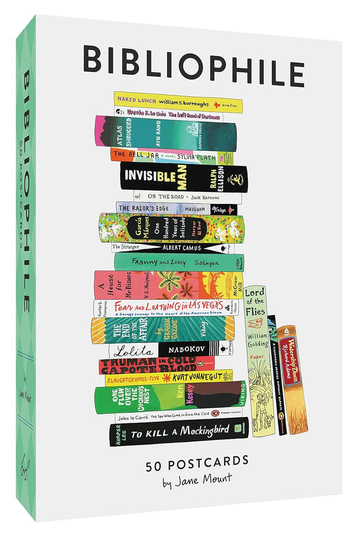 Bibliophile: 50 Postcards: (Literary Postcards, Stationery Gift for Book Lovers), Postkartenbuch