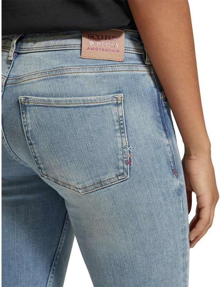 Scotch & Soda Damen Bohemienne Mid-Rise Skinny Jeans 28W / 30L Waterways, 28W / 30L Waterways