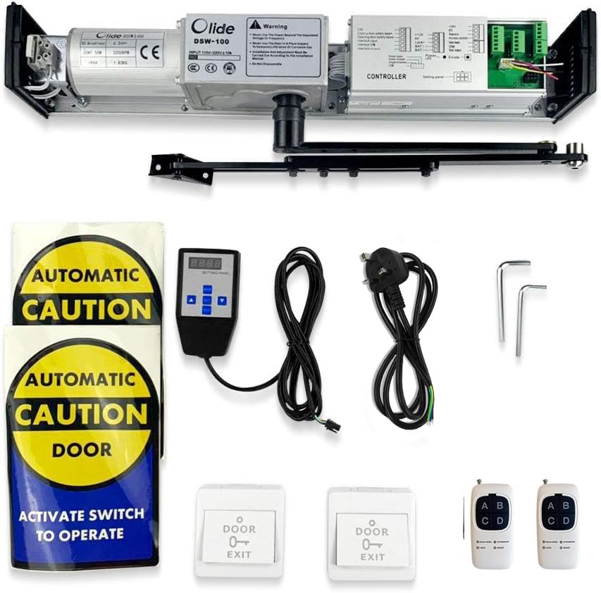 Olide Robuster, automatischer Schwingtüröffner/Schliesser für maximales Türgewicht 200 kg,