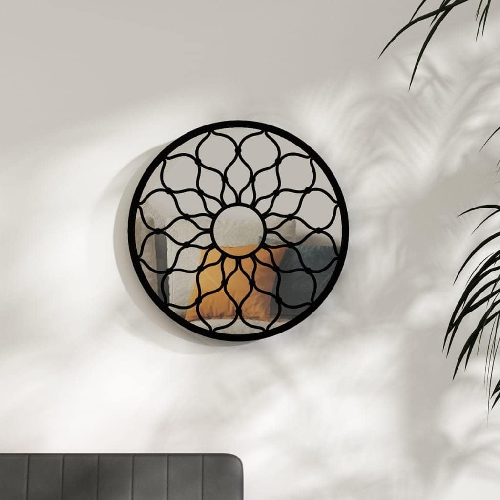 vidaXL Spiegel Wandspiegel Dekospiegel Hängespiegel Flurspiegel Fensterspiegel Wohnzimmer Deko Schwa