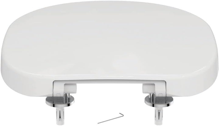 Ideal Standard E791801 Toilettensitz, weisser Kunststoff, WC-Sitz und Deckel Wrapover Standard Close
