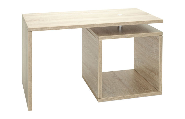 levandeo Couchtisch Lino 360° drehbare Tischplatte 70x35x42 in Sonoma Eiche - Deutsche Herstellung u