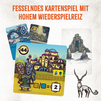 KOSMOS 684709 Faraway, abenteuerliches Kartenspiel für 2-6 Spielerinnen und Spieler ab 10 Jahre.