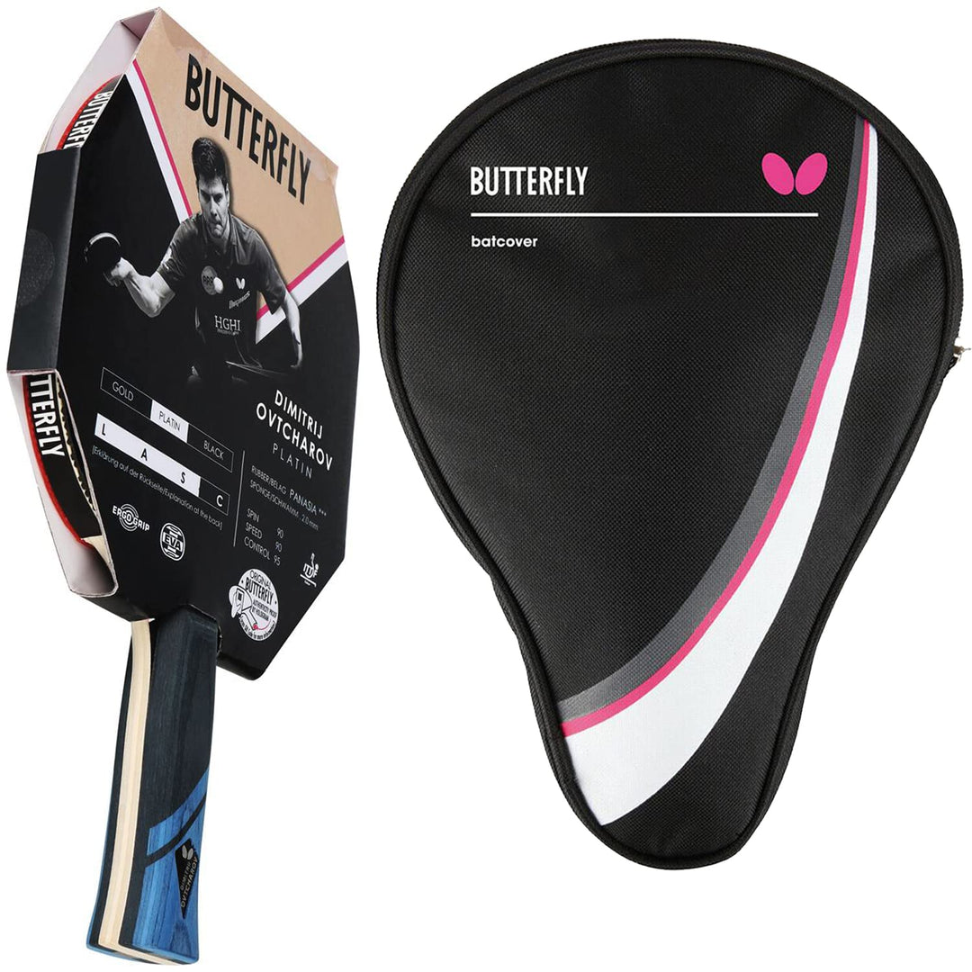 Butterfly® Dimitrij Ovtcharov Platin Tischtennisschläger | Eva-Technologie | ITTF zertifizierter Pan