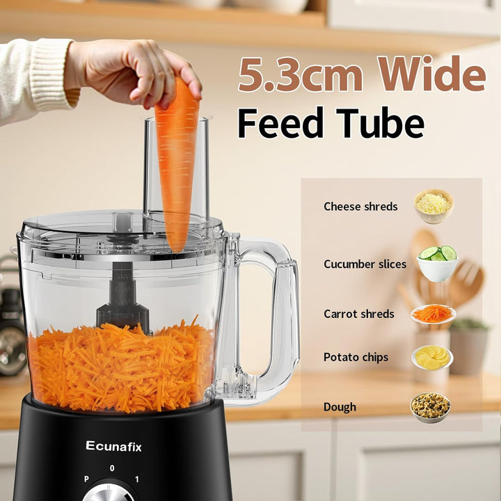Küchenmaschine &amp; Zerkleinerer 1500 W, 2,5L, Food Processor mit 2L Standmixer, 200ML Kaffeemühle für